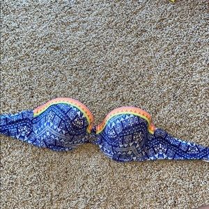 Strapless Victoria secret swim top